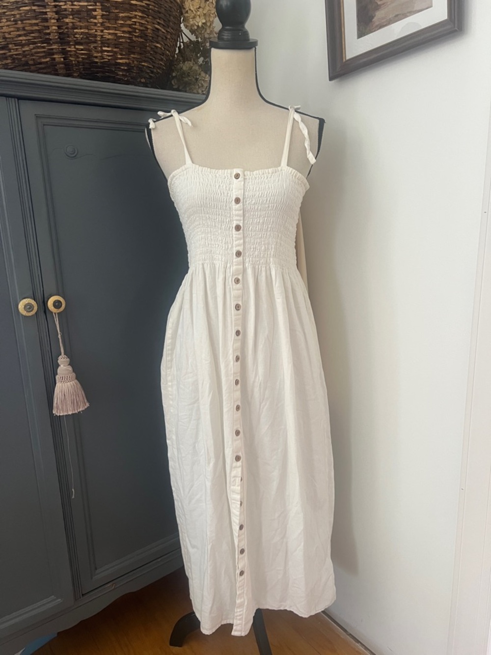 Emerson Fry SANTIAGO SUNDRESS - IVORY ORGANIC - Picture 5 of 7